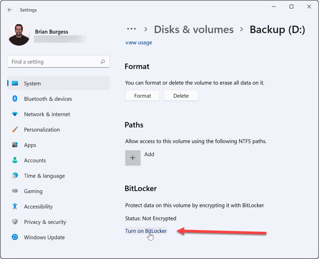 Użyj funkcji Bitlocker, aby przejść do systemu Windows 11