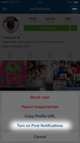 Instagram dodaje powiadomienia o postach