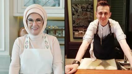Emine Erdoğan pogratulowała szefowi kuchni Fatihowi Tutakowi, który otrzymał gwiazdkę Michelin!