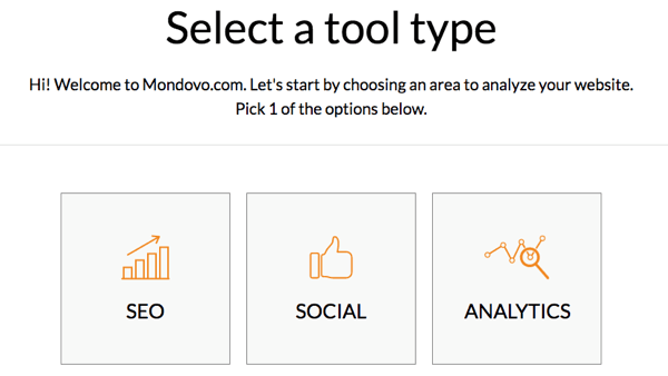 Wybierz typ narzędzia w Mondovo.
