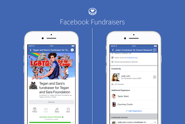 Strony Facebook dla marek i osób publicznych mogą teraz wykorzystywać fundusze Facebooka do zbierania pieniędzy na cele non-profit, a organizacje non-profit mogą robić to samo na swoich stronach.