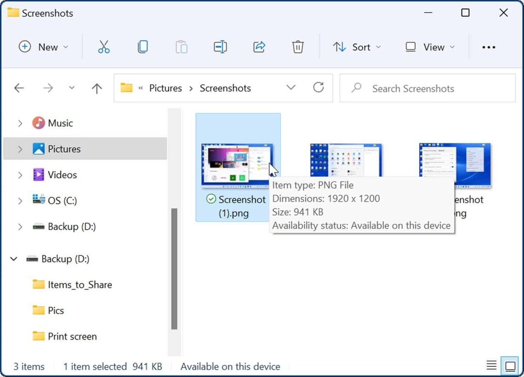 zapisz zrzut ekranu Zdjęcia zrób zrzut ekranu w systemie Windows 11