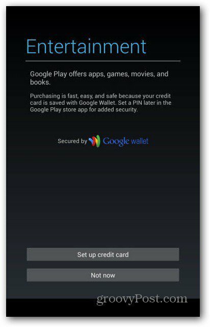Konta użytkowników Nexusa 7 - Portfel Google