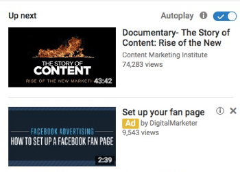  Twoja reklama YouTube jako sponsorowany film.