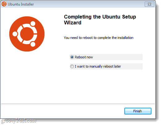 konfiguracja ubuntu zakończona
