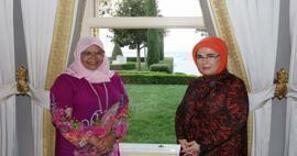 Pierwsza dama Erdoğan spotkała się z dyrektor wykonawczą ONZ Habitat Maimunah Mohd Sharif! 