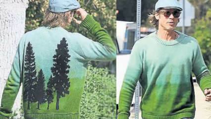 Zdobywca Oscara sweter w sosny zaprojektowany przez Brada Pitta był czarujący!