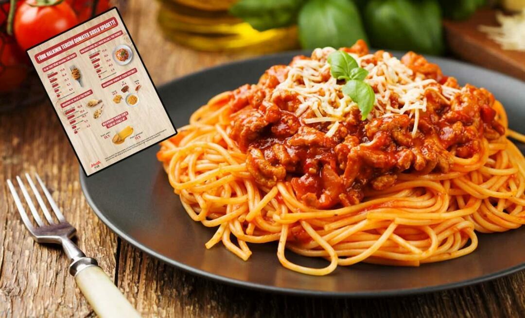 Badania Aredy Piar: Najpopularniejszym makaronem w Turcji jest spaghetti z sosem pomidorowym