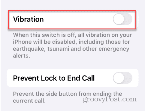 Wyłącz wibracje na iPhonie
