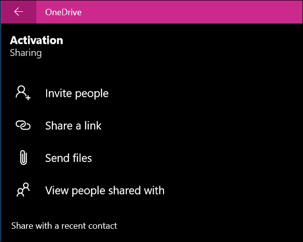 Okna aplikacji OneDrive 10 8