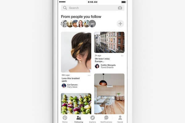 Pinterest ogłosił, że wprowadza nowy sposób odkrywania pomysłów ludzi i marek, które już obserwujesz na platformie.