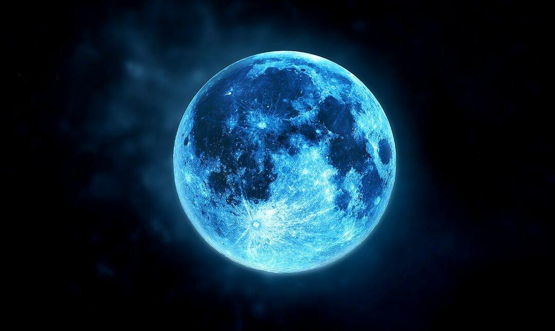 niebieski księżyc