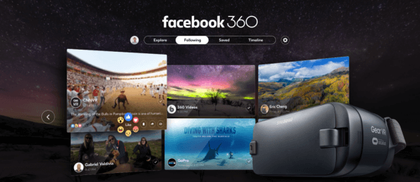 Facebook ogłosił swoją pierwszą dedykowaną aplikację do rzeczywistości wirtualnej, Facebook 360 dla Gear VR.