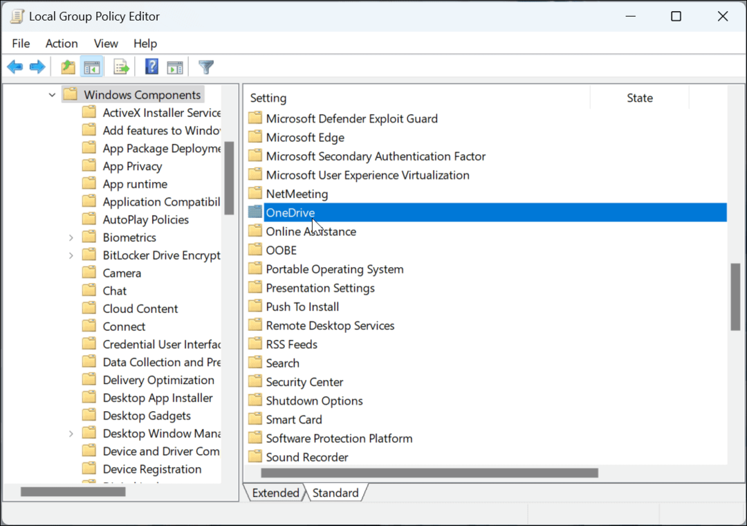 Wyłącz usługę OneDrive w systemie Windows 11