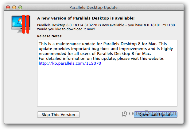 Pobierz Parallels Desktop Update