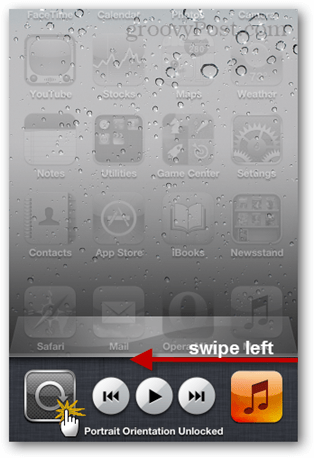 przycisk automatycznej orientacji iPhone'a