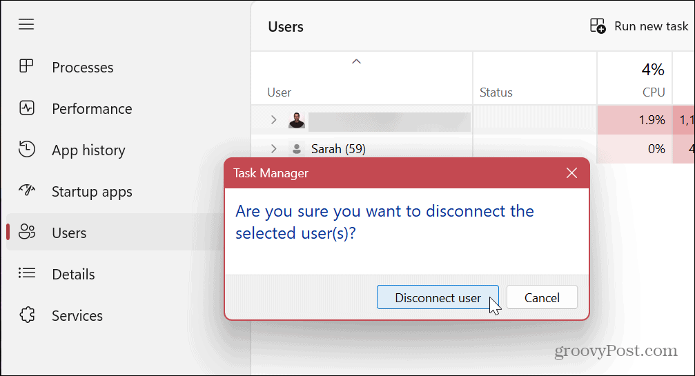 Przełącz konta użytkowników w systemie Windows