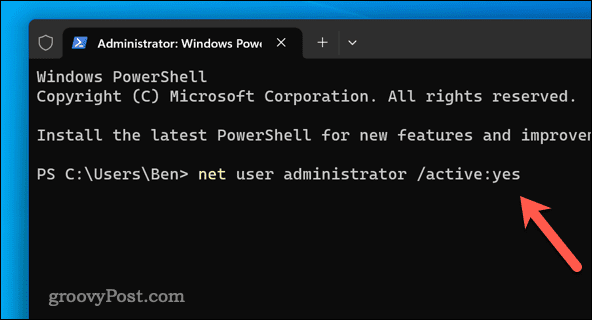 Włącz administratora w systemie Windows 11