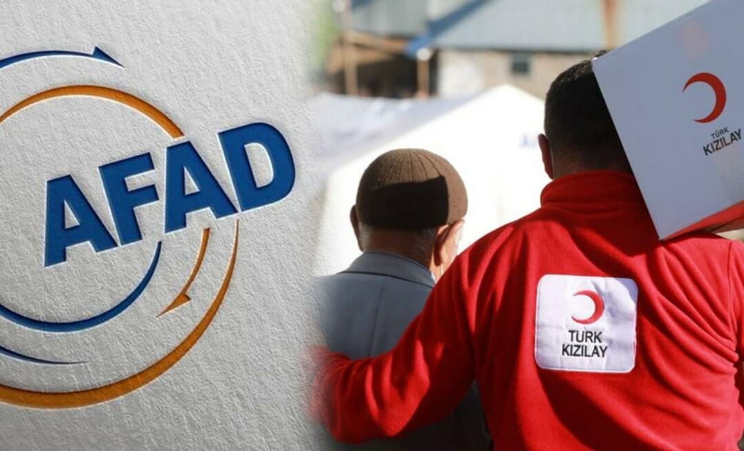 W jaki sposób można przekazać darowiznę AFAD na wypadek trzęsienia ziemi? Kanały darowizn AFAD i lista potrzeb Czerwonego Półksiężyca...