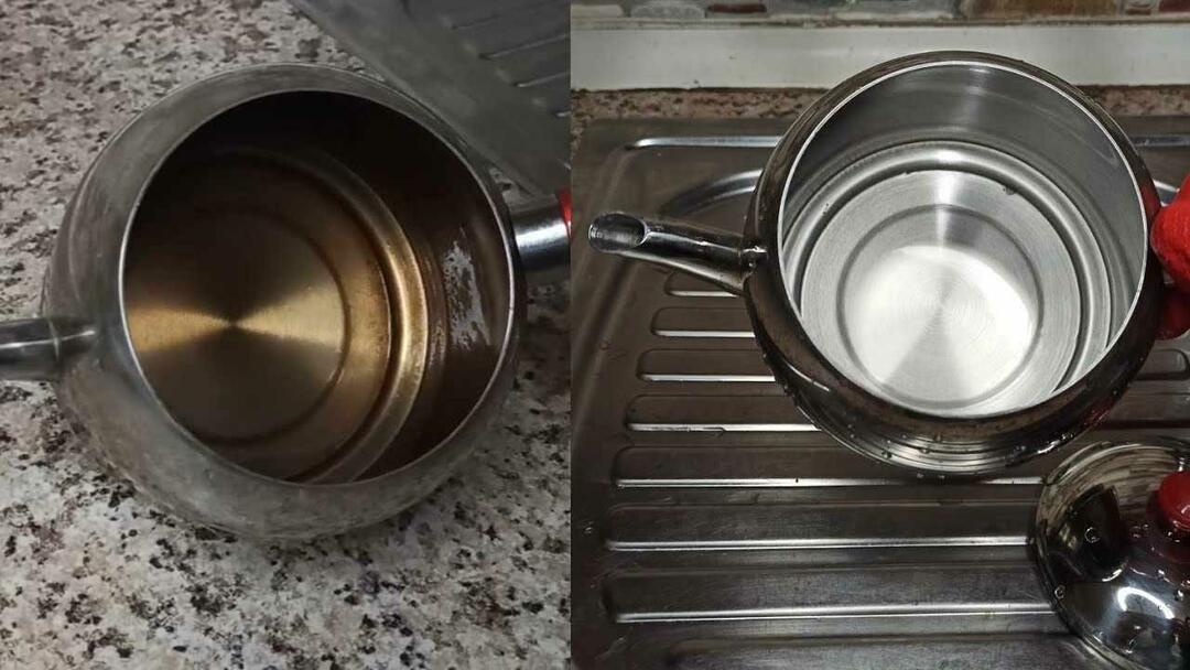 Jak czyścić stalowy czajniczek?