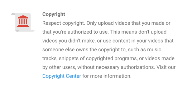 Zasady YouTube dotyczące praw autorskich są jasno określone.