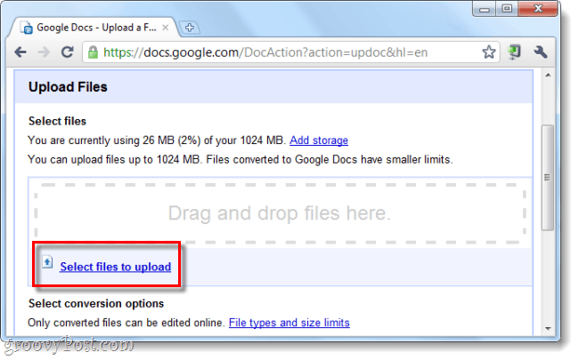 Jak w prosty sposób przesyłać pliki internetowe do Dokumentów Google