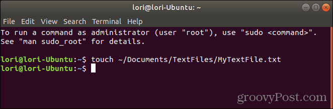 Użyj polecenia dotykowego w systemie Linux
