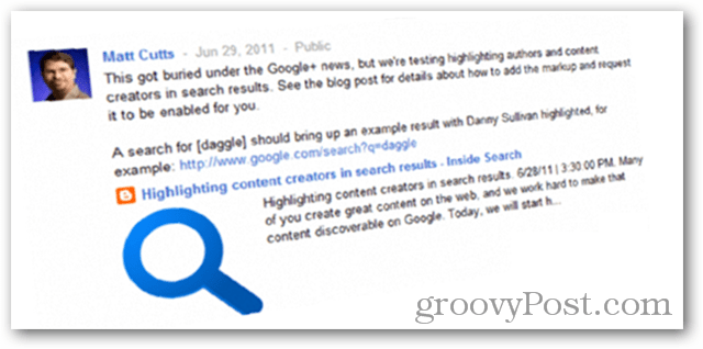 Matt Cutts i autorstwo Google
