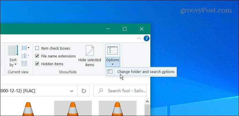 Opcje Eksploratora plików systemu Windows 10