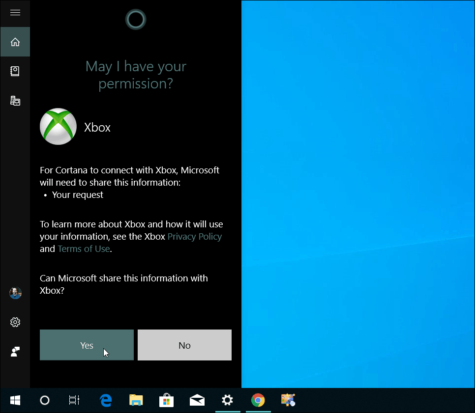 Podłącz komputer Xbox One Cortana