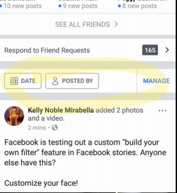 Wygląda na to, że Facebook oferuje łatwy sposób wyszukiwania, filtrowania i zarządzania postami utworzonymi przez Ciebie, Twoich znajomych lub wszystkich.