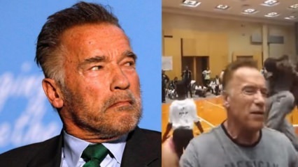 Atak kopnięcia lecący do światowej sławy Schwarzeneggera!