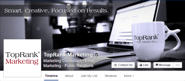 facebook toprank marketing