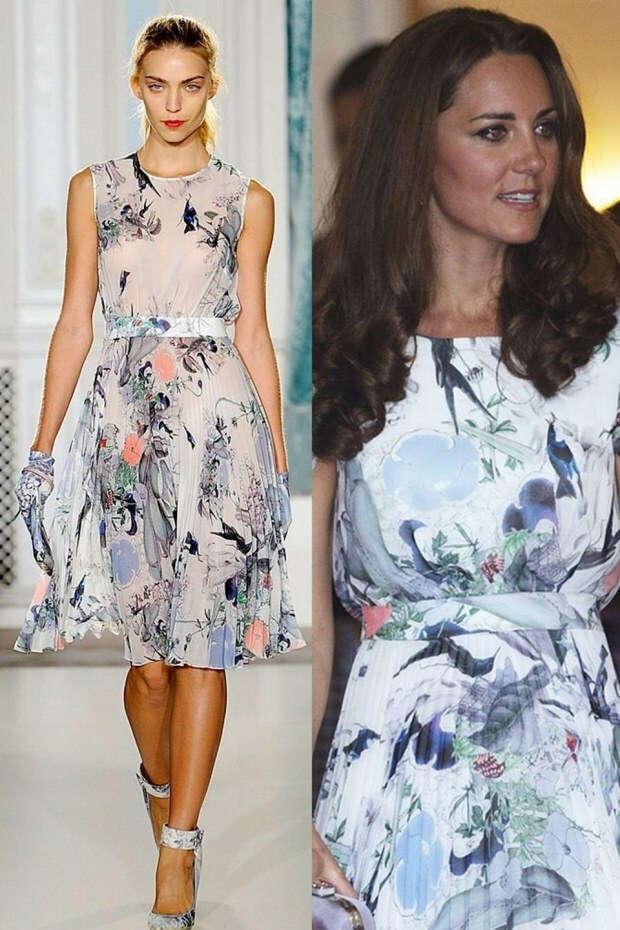 Księżniczka dotyka ubrań Kate Middleton!