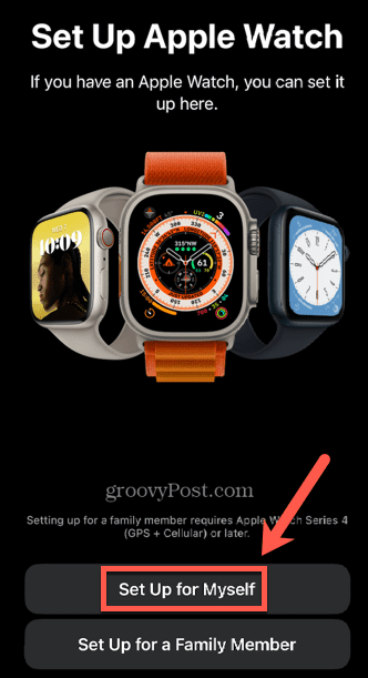 Apple Watch skonfigurowany dla siebie