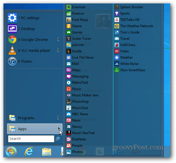 Aplikacje Windows 8