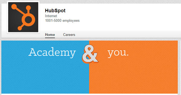 Hubspot linkedin Obraz banera dla akademii i dla Ciebie