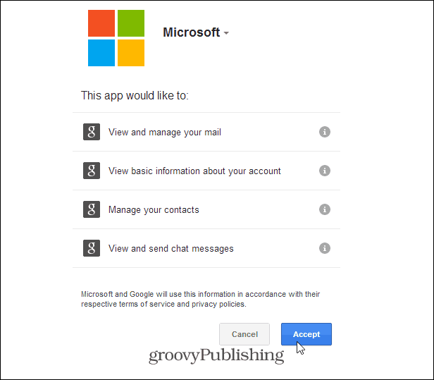 Zezwalaj na uprawnienia Microsoft