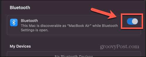 przełącznik bluetooth mac
