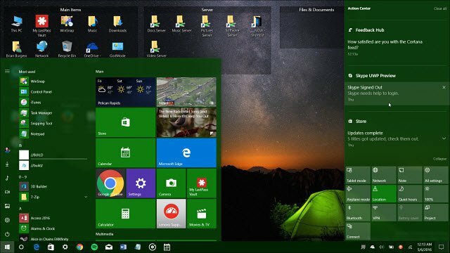Aktualizacja rocznicowa trybu ciemnego systemu Windows 10