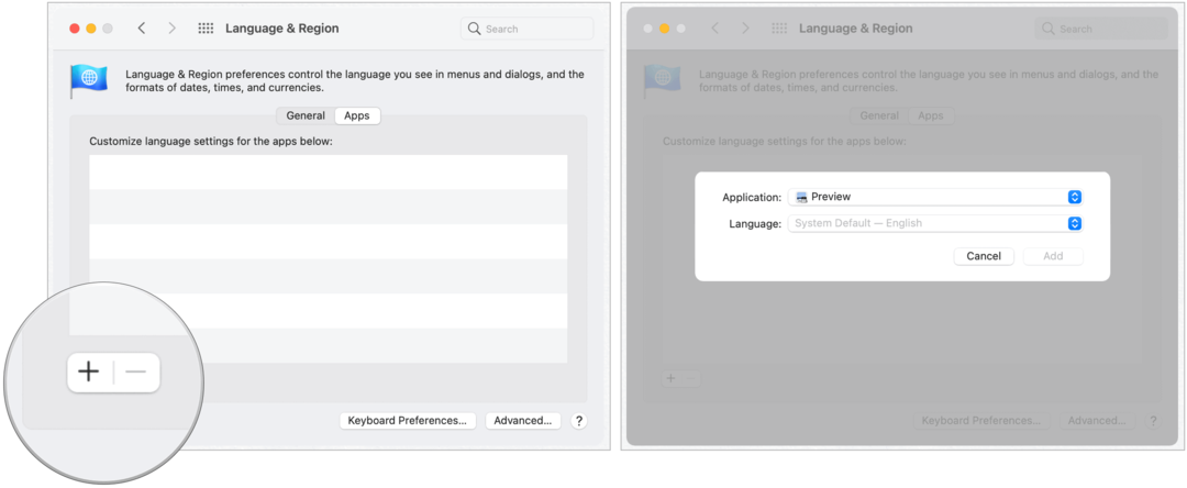 Mac zmienia języki aplikacji
