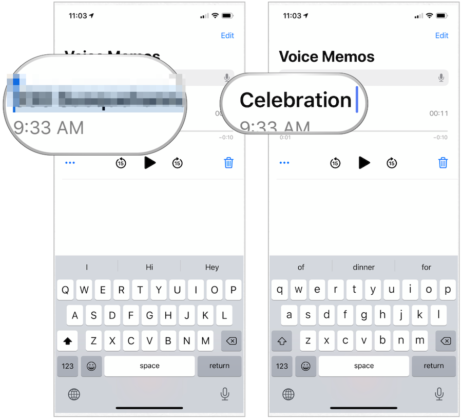 Notatki głosowe iPhone'a zmieniają nazwę