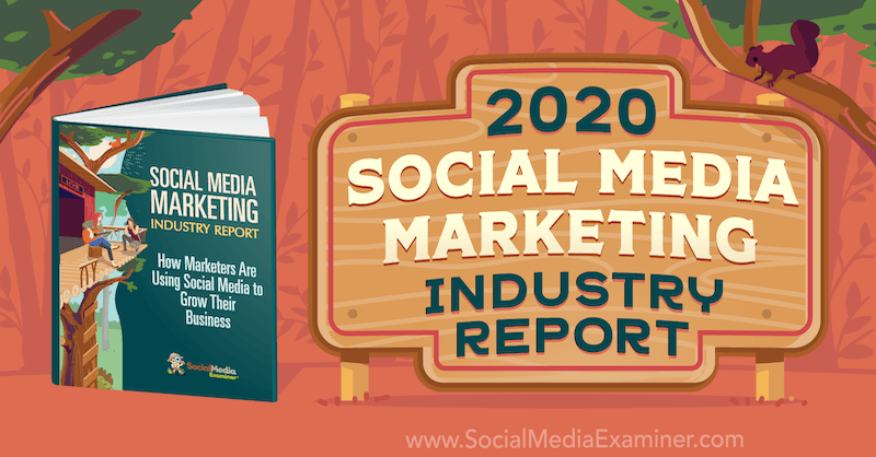 Raport branżowy dotyczący marketingu w mediach społecznościowych 2020 autorstwa Michaela Stelznera na portalu Social Media Examiner.