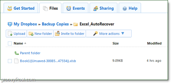 Dropbox archiwizuje pliki biurowe