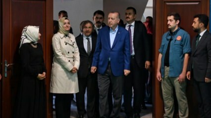 Prezydent Erdoğan odwiedził Dom Dziecka Kasımpaşa!
