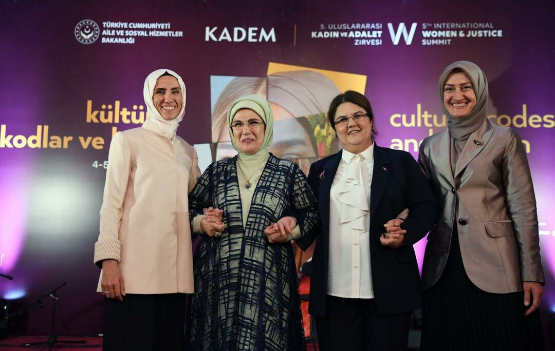 Pierwsza dama Erdoğan spotkała się z Kaoutarem Krikou, ministrem solidarności narodowej, rodziny i statusu kobiet Algierii.