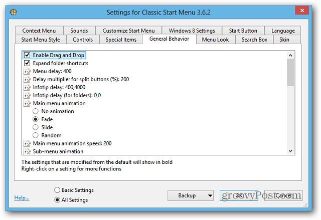 Pobierz menu Start z powrotem w systemie Windows 8 dzięki Classic Shell
