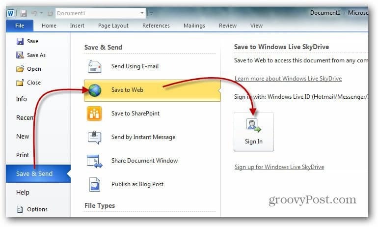 Porady dotyczące mapowania dysku sieciowego na Windows Live Skydrive za pomocą pakietu Office 2010