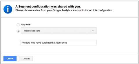 import z galerii rozwiązań Google Analytics