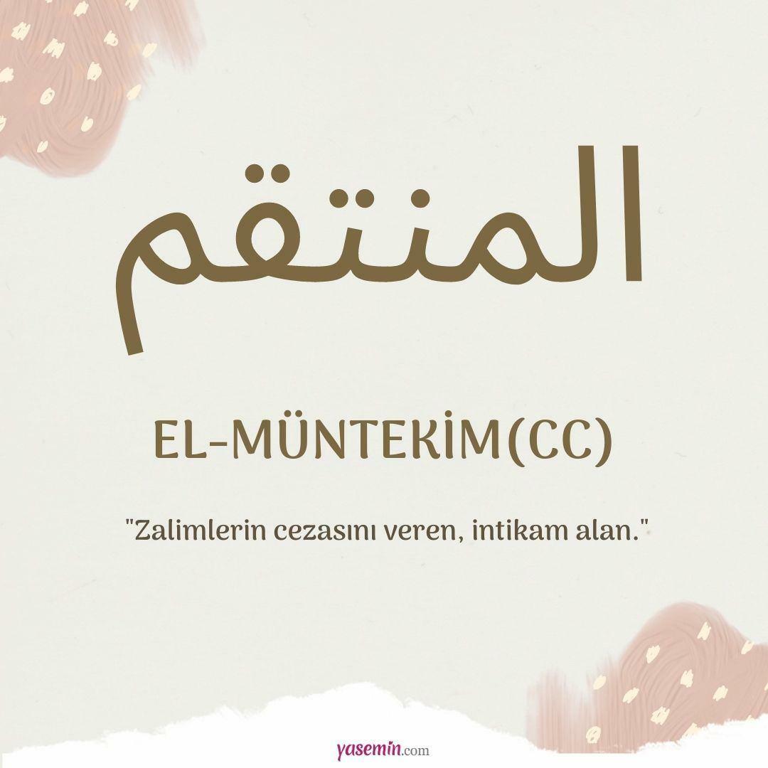 Co oznacza al-Muntekim (cc)?
